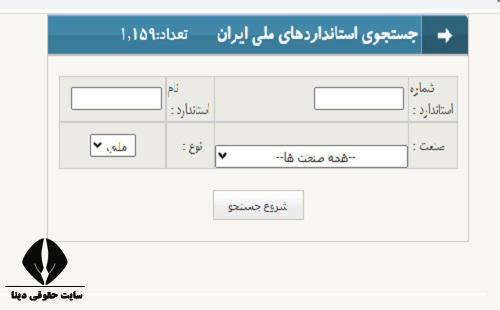 دریافت مجوز استاندارد